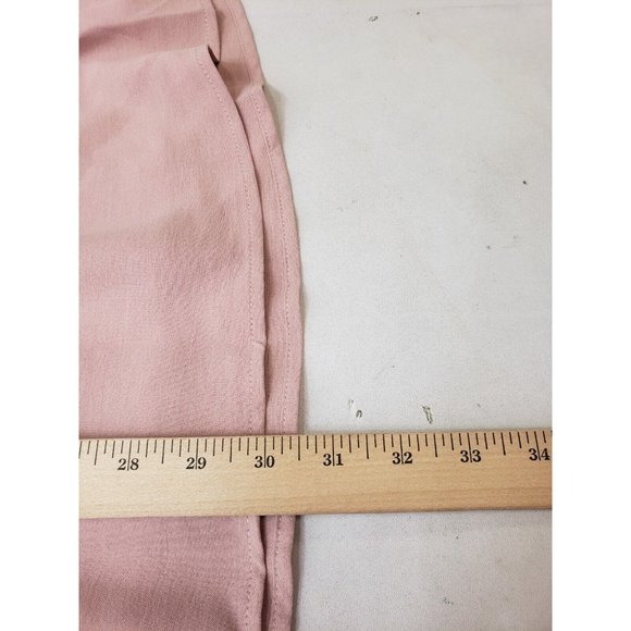 Exlura Womens Dress Puff Sleeve Off The Shoulder Ruched Back Stretch Pink Sz M - Picture 10 of 10